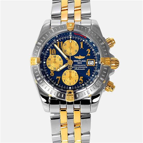 breitling chronomat evolution blue dial|breitling chronomat evolution a13356 price.